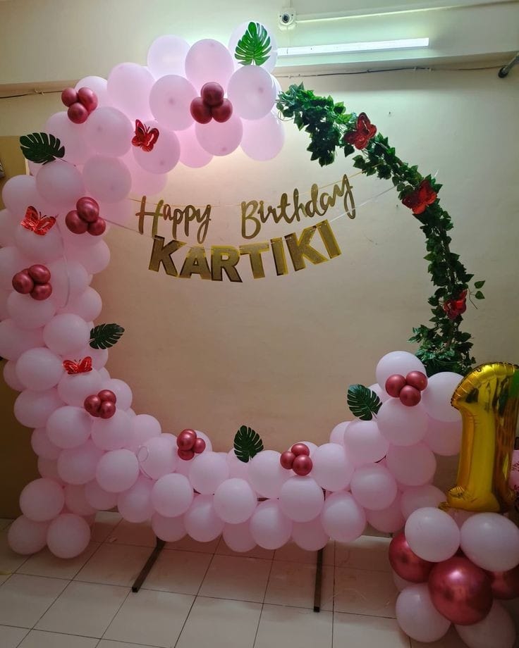 Birthday Decoration Setup